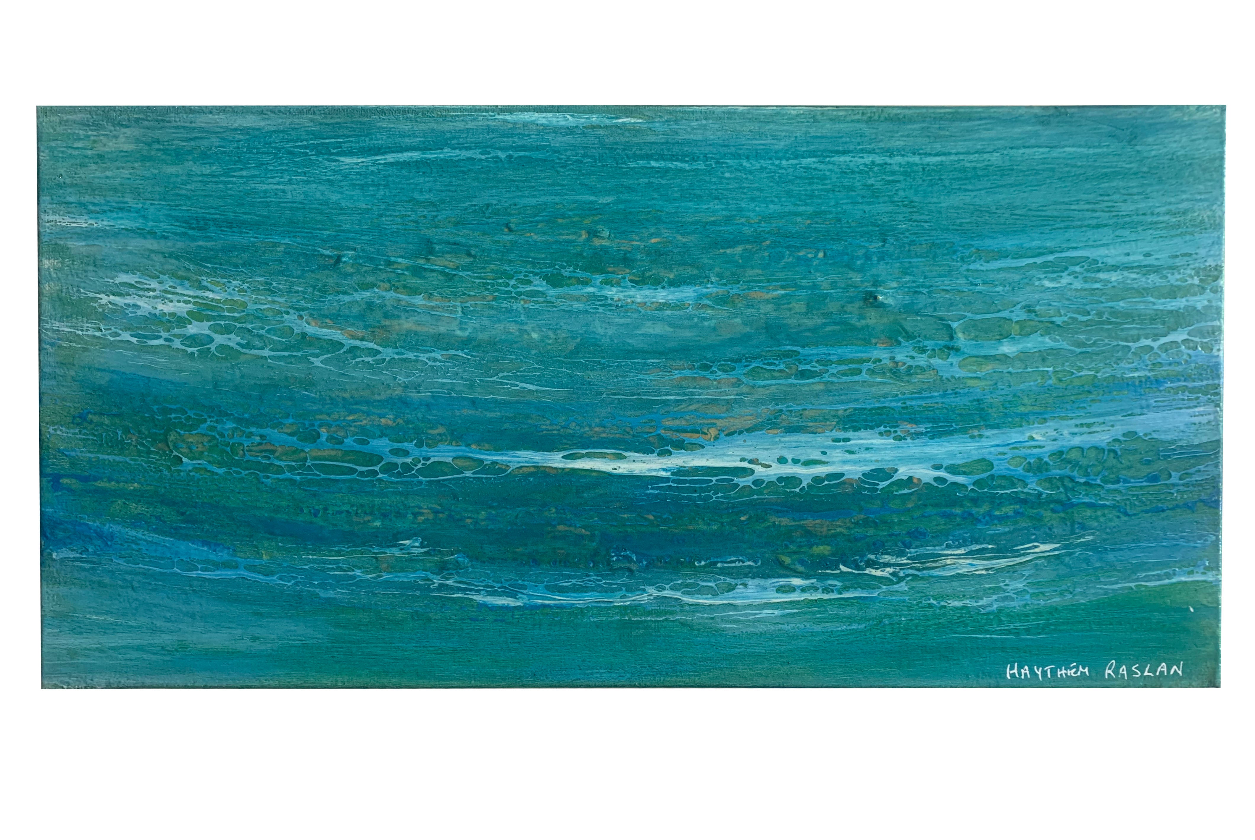 Glenelg Shore Line By Haythem Raslan (Size: 20×60, Mixed Medium on Canvas)