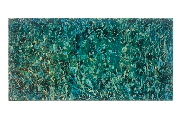 The Realm-Green Patch By Haythem Raslan (Size: 60×80, Mixed Medium on Canvas)